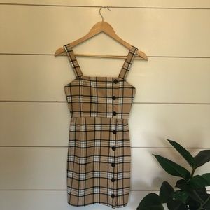 DIVIDED plaid dress